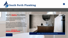 What Southperthplumbing.net.au website looked like in 2020 (3 years ago)
