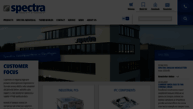 What Spectra.ch website looked like in 2020 (3 years ago)