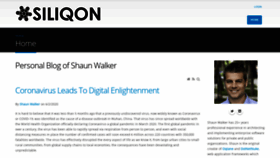 What Siliqon.com website looked like in 2020 (3 years ago)