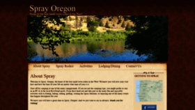 What Sprayoregon.us website looked like in 2020 (3 years ago)