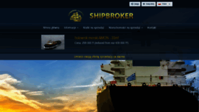What Shipbroker.pl website looked like in 2020 (3 years ago)