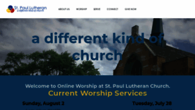 What Stpaulwheaton.org website looked like in 2020 (3 years ago)