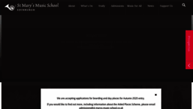 What St-marys-music-school.co.uk website looked like in 2020 (3 years ago)