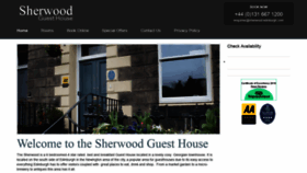 What Sherwood-edinburgh.com website looked like in 2020 (3 years ago)