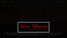 What Seashorerestaurant.com website looked like in 2020 (3 years ago)