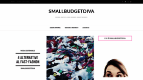 What Smallbudgetdiva.com website looked like in 2020 (3 years ago)