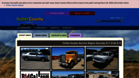 What Suttercounty.org website looked like in 2020 (3 years ago)