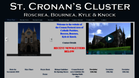 What Stcronanscluster.ie website looked like in 2020 (3 years ago)
