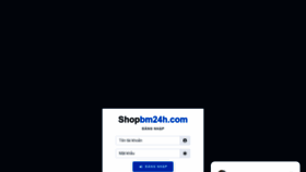 What Shopbm24h.com website looked like in 2020 (3 years ago)