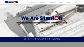 What Stanlok.com website looked like in 2020 (3 years ago)