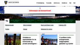What Sondre-land.kommune.no website looked like in 2020 (3 years ago)