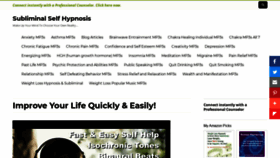What Subliminalselfhypnosis.com website looked like in 2020 (3 years ago)