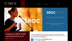 What Sroc.ac.uk website looked like in 2020 (3 years ago)