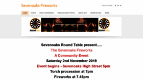 What Sevenoaksfireworks.co.uk website looked like in 2020 (3 years ago)
