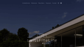 What Swissfineline.ch website looked like in 2020 (3 years ago)