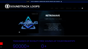 What Soundtrackloops.com website looked like in 2020 (3 years ago)