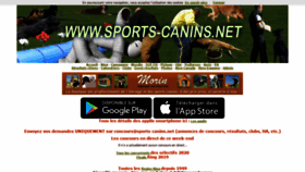 What Sports-canins.net website looked like in 2020 (3 years ago)