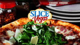 What Sliceofvegaspizza.com website looked like in 2020 (3 years ago)