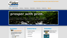 What Sitlertheprinter.com website looked like in 2020 (3 years ago)