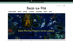 What Sale-la-vie.com website looked like in 2020 (3 years ago)