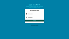 What Srms.nipa.ac.zm website looked like in 2020 (3 years ago)
