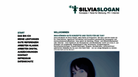 What Silvia-slogan.de website looked like in 2020 (3 years ago)