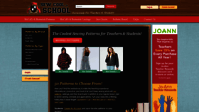 What Sewcoolinschool.com website looked like in 2020 (3 years ago)