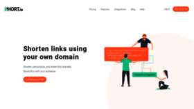 What Short.io website looked like in 2020 (4 years ago)