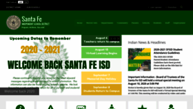 What Sfisd.org website looked like in 2020 (3 years ago)