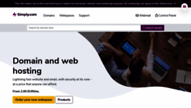 What Simply.com website looked like in 2020 (4 years ago)