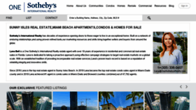 What Sunnyislesmiamirealestate.com website looked like in 2020 (3 years ago)