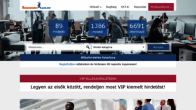 What Szekszardallas.hu website looked like in 2020 (3 years ago)
