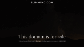 What Slimming.com website looked like in 2020 (3 years ago)