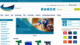 What Spraydirect.co.uk website looked like in 2020 (3 years ago)