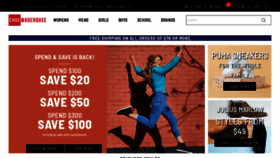 What Shoewarehouse.com.au website looked like in 2020 (3 years ago)
