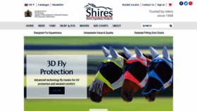What Shiresequestrian.com website looked like in 2020 (3 years ago)