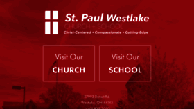 What Stpaulwestlake.org website looked like in 2020 (3 years ago)