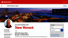 What Stevewomackagency.com website looked like in 2020 (3 years ago)