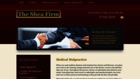 What Shea-associates.com website looked like in 2020 (3 years ago)
