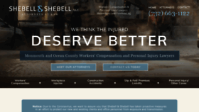 What Shebell.com website looked like in 2020 (3 years ago)