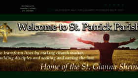 What Stpatrickyorkville.org website looked like in 2020 (3 years ago)
