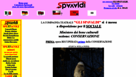 What Spavaldi.it website looked like in 2020 (3 years ago)