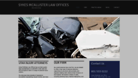 What Sykesmcallisterlaw.com website looked like in 2020 (3 years ago)
