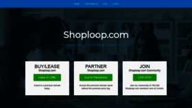 What Shoploop.com website looked like in 2020 (3 years ago)