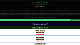 What Satta-matka.in website looked like in 2020 (3 years ago)