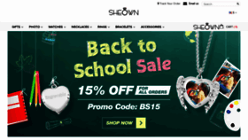 What Sheown.com website looked like in 2020 (3 years ago)