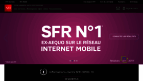 What Sfr.re website looked like in 2020 (3 years ago)