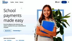 What Schoolpaymentsolutions.com website looked like in 2020 (3 years ago)