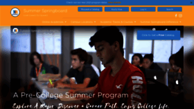What Summerspringboard.com website looked like in 2020 (3 years ago)