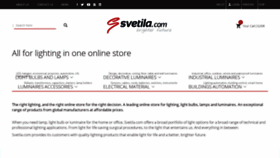 What Svetila.com website looked like in 2020 (3 years ago)